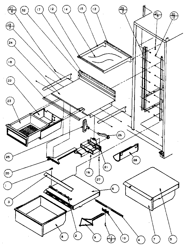 Factory installed ice maker