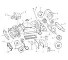 Sears 54171 replacement parts diagram