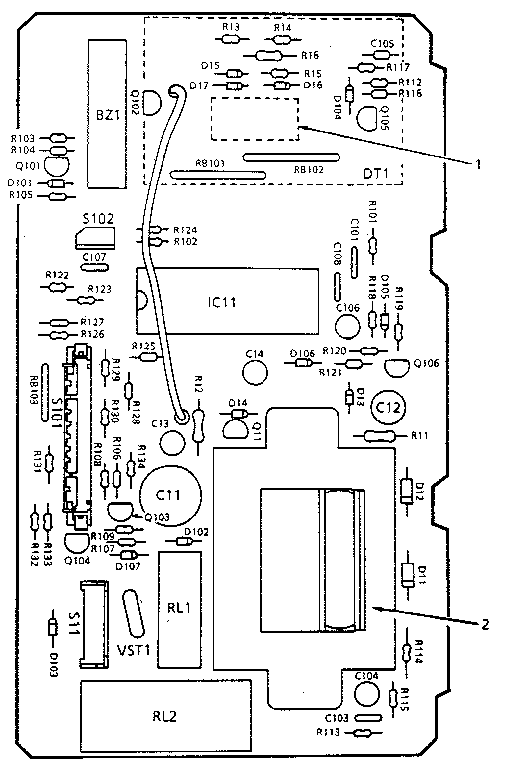 POWER AND CONTROL CIRCUIT BOARD