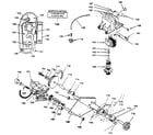 Craftsman 247882900 motor, switch & drive detail diagram