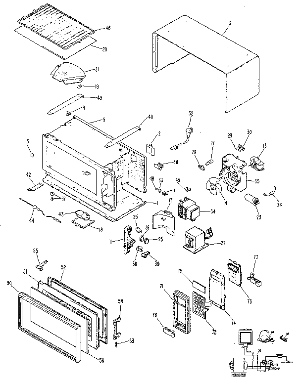 MICROWAVE PARTS