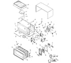 Kenmore 99813(1988) microwave parts diagram
