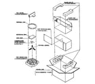 Kenmore 99732(1988) packing and accessories diagram