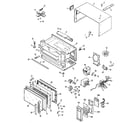 GE JE48001 microwave parts diagram