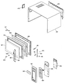 Control panel and door