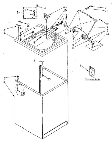 Top and cabinet