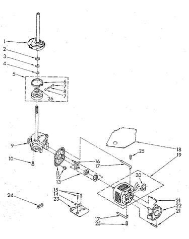 Gearcase and motor