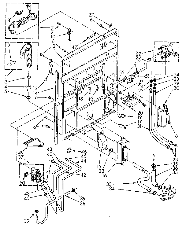Rear panel
