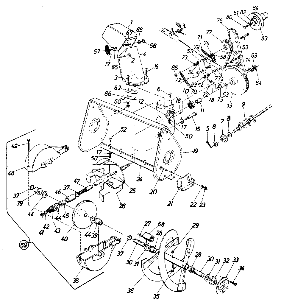 Auger/housing