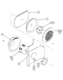 Blower motors - convection fan - upper oven