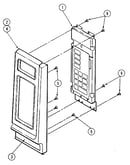 Control panel - upper oven