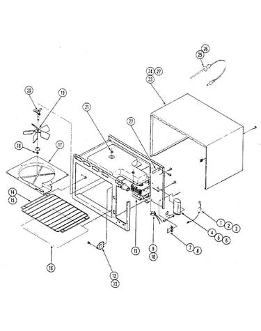 Body/liner/trim - upper oven