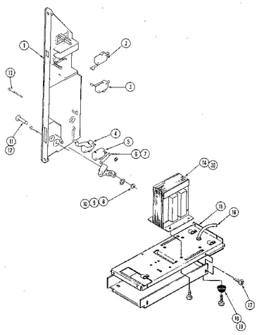 Internal controls - upper oven