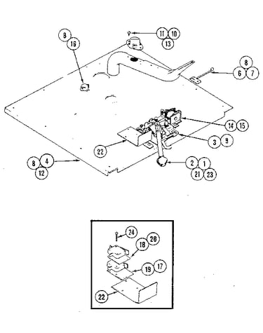 Internal controls - lower oven