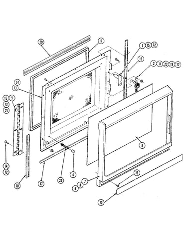 Door - upper oven