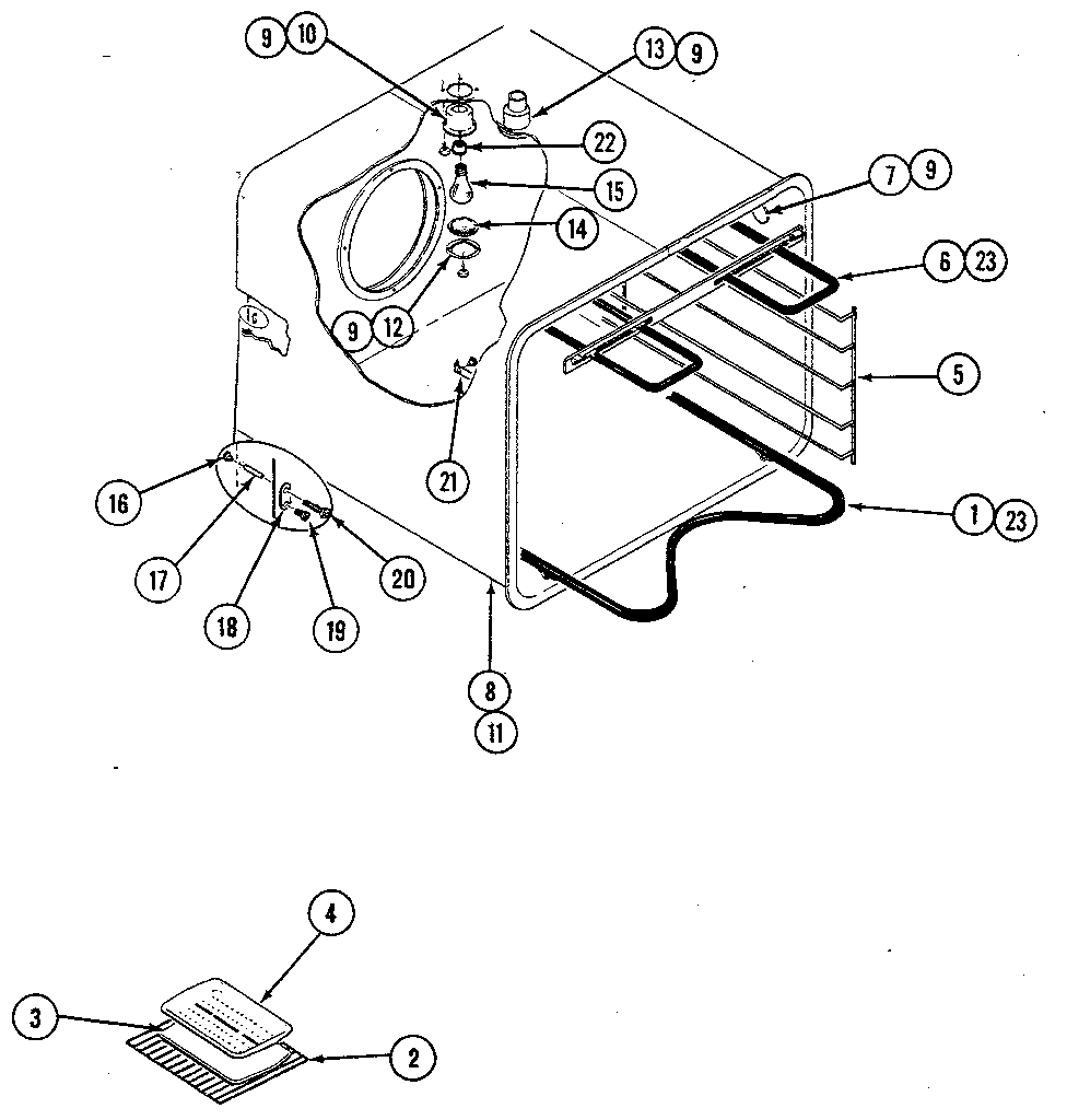 Lower oven - liner