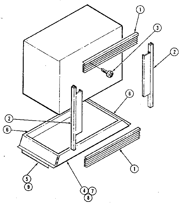 Upper & lower oven - trim