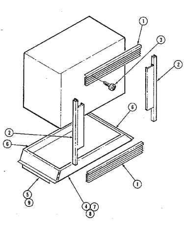 Upper & lower oven - trim