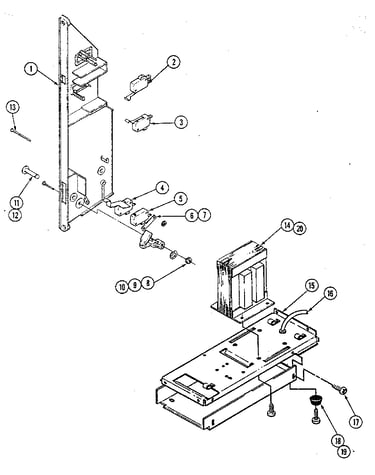 Internal controls - upper oven