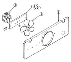 Kenmore 21335(1988) blower/motor - lower oven - cooling diagram