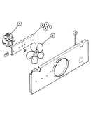 Blower/motor - lower oven - cooling