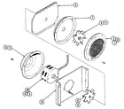 Kenmore 21335(1988) blower/motor - lower oven - convection diagram