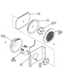 Blower/motor - lower oven - convection