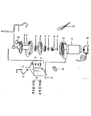 Winch parts