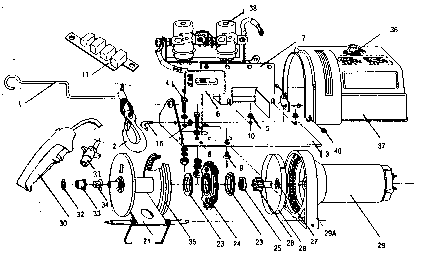 Winch parts