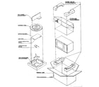 Kenmore 99744(1988) packing and accessories diagram