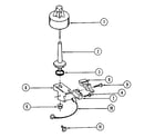 Kenmore 19885(1988) tub liner - float assembly diagram