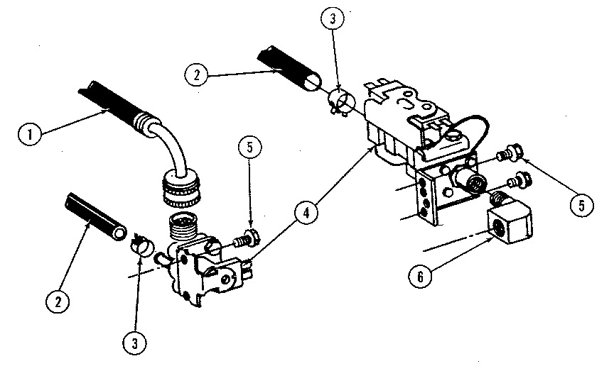 MOTOR ASSEMBLY - WATER VALVE