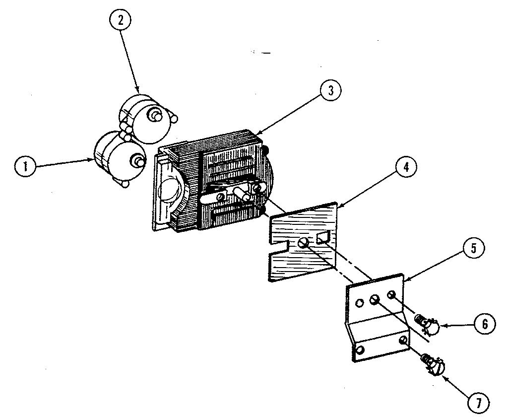 Motor assembly - rapid advance timer motor