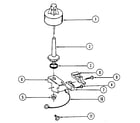 Kenmore 19595(1988) tub liner - float assembly diagram