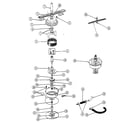 Kenmore 19595(1988) motor assembly - pump diagram