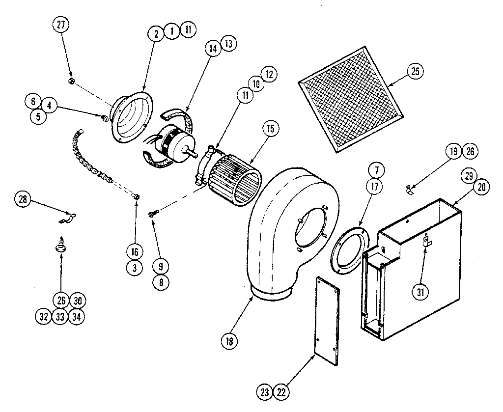 Blower plenum