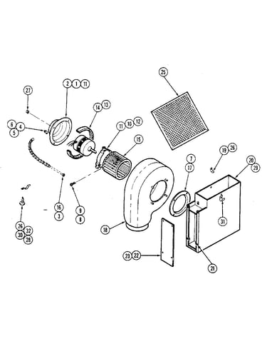 Blower plenum