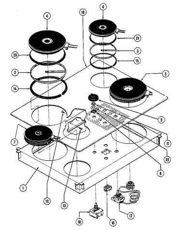 Control top assembly