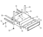 Kenmore 20214(1988) drawer assembly diagram