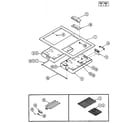 Kenmore 20214(1988) top/grill pan diagram