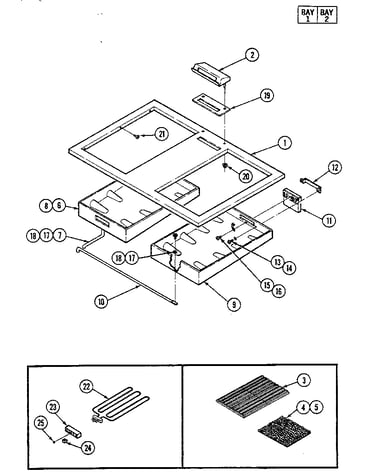 Top/grill pan