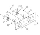 Kenmore 20214(1988) blower motors - cooling fan diagram