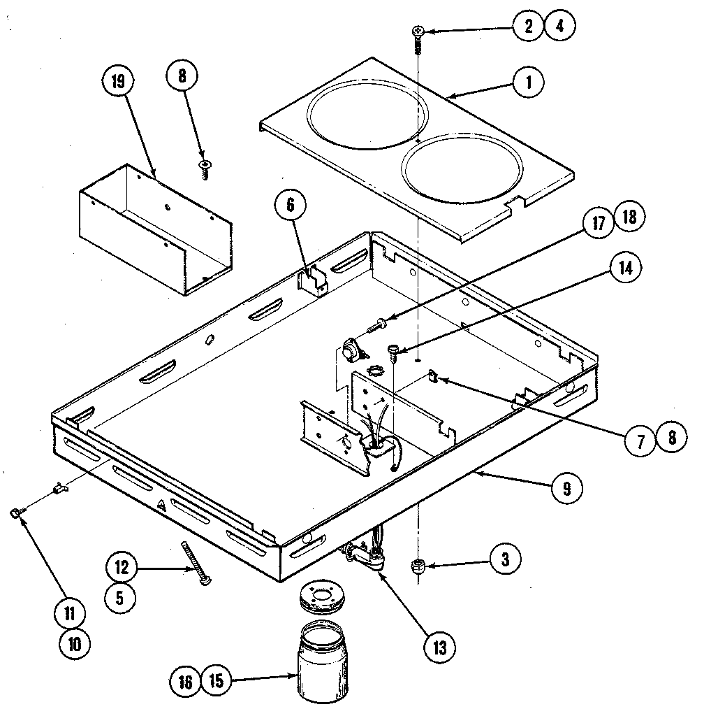 Burner box