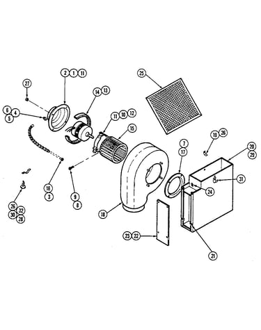 Blower plenum