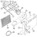 Kenmore 22303(1988) blower/plenum assembly diagram