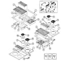 Kenmore 22305(1988) top assembly diagram