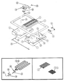 Top/grill pan assembly