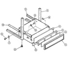 Kenmore 20215(1988) drawer assembly diagram