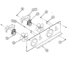 Kenmore 20215(1988) blower motors - cooling fan diagram