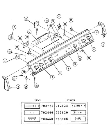 Control panel assembly